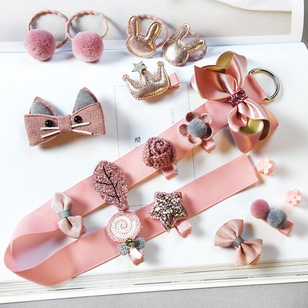 18Pcs/Set Kids Hair Accessories Cute Fabric Bow Flower Hair Clips Cartoon Rabbit Ears Hair Band Girls Barrette Hairpin Headdress
18Pcs/Set Kids Hair Accessories Cute Fabric Bow Flower Hair Clips Cartoon Rabbit Ears Hair Band Girls Barrette Hairpin Headdress