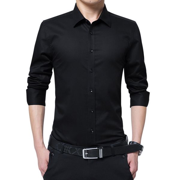 mrmt 2019 brand winter new men's long-sleeved shirt youth thick thick solid color shirt for male, White;black
mrmt 2019 brand winter new men's long-sleeved shirt youth thick thick solid color shirt for male, White;black