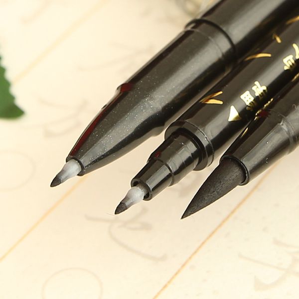 3 types calligraphy brush pen to choose soft brush felt tips pens signature manga drawing sketch liner finelier school supplies
3 types calligraphy brush pen to choose soft brush felt tips pens signature manga drawing sketch liner finelier school supplies
