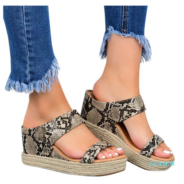 summer new design fashion snakeskin pattern platform wedges sandals women high-heeled casual snake flip flop sandal z08, Black
summer new design fashion snakeskin pattern platform wedges sandals women high-heeled casual snake flip flop sandal z08, Black