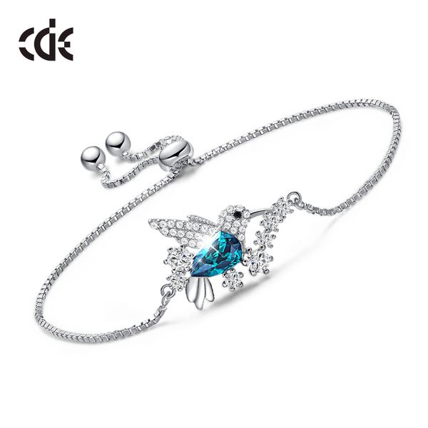 cde 925 sterling silver bracelets for women embellished with crystals from swarovski animal bracelets chain adjustable bracelet, Black
cde 925 sterling silver bracelets for women embellished with crystals from swarovski animal bracelets chain adjustable bracelet, Black