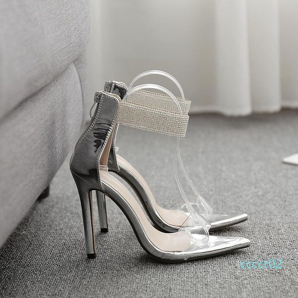 plus size 35 to 40 41 42 silver rhinestone shoes fashion luxury designer women high heels wedding sandals come with box 2ct, Black
plus size 35 to 40 41 42 silver rhinestone shoes fashion luxury designer women high heels wedding sandals come with box 2ct, Black
