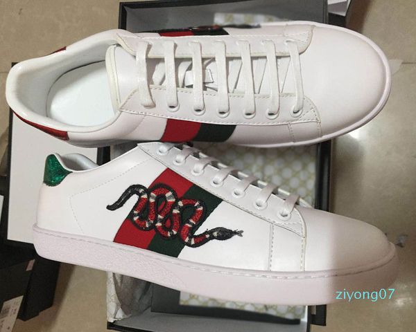 bee new designer shoes white tiger snake dragon ace embroidered mens & women genuine leather designer sneakers casual z07, Black
bee new designer shoes white tiger snake dragon ace embroidered mens & women genuine leather designer sneakers casual z07, Black
