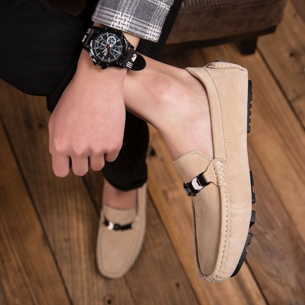 men loafers shoes summer breathable genuine leather moccasins men driving shoes cow suede leather casual mocasines hombre, Black
men loafers shoes summer breathable genuine leather moccasins men driving shoes cow suede leather casual mocasines hombre, Black