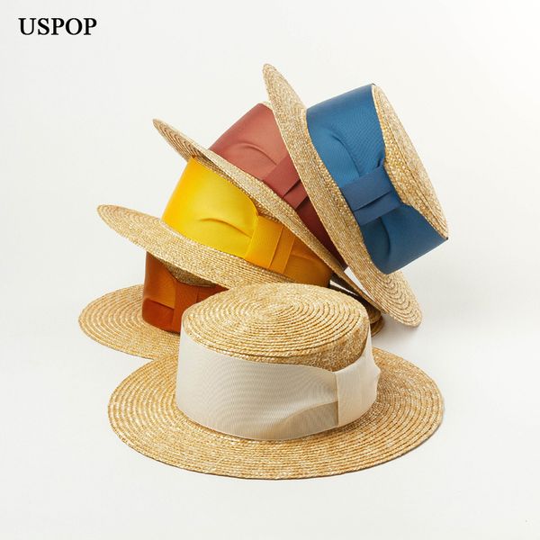 uspop 2019 new arrival summer hats for women fashion velvet ribbon straw hat natural wheat straw wide brim sun hat beach, Blue;gray
uspop 2019 new arrival summer hats for women fashion velvet ribbon straw hat natural wheat straw wide brim sun hat beach, Blue;gray