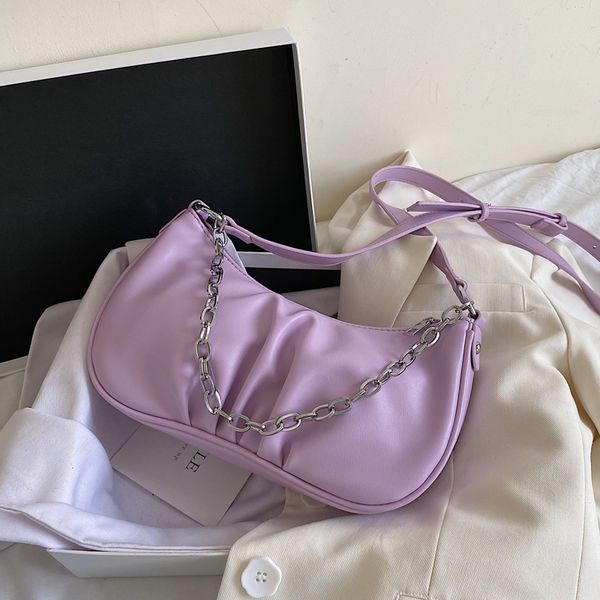 fashion chain purple baguette bags mini pu leather shoulder bags for women 2020 chain design hand bag female travel
fashion chain purple baguette bags mini pu leather shoulder bags for women 2020 chain design hand bag female travel