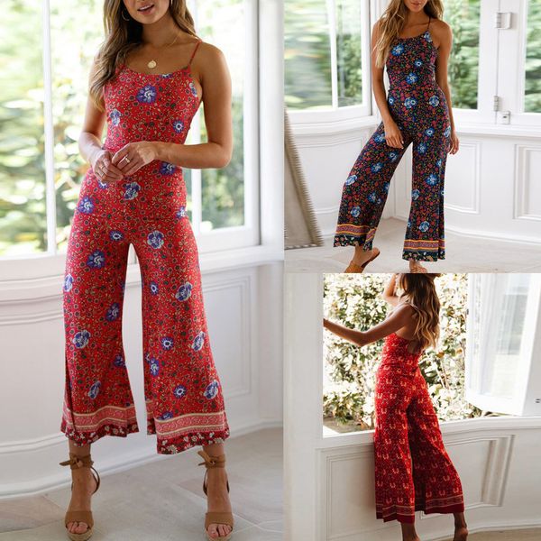 boho jumpsuit women flower printed elegant v-neck wide leg pants long overalls romper bandage office beach wear playsuit, Black;white
boho jumpsuit women flower printed elegant v-neck wide leg pants long overalls romper bandage office beach wear playsuit, Black;white