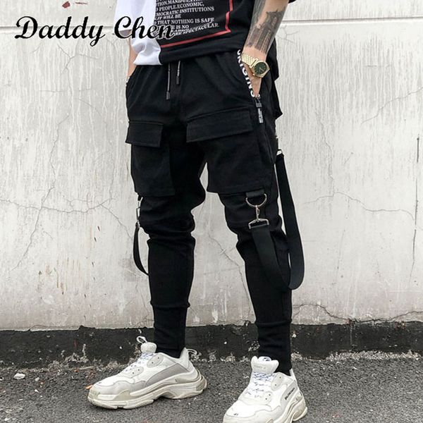 new fashion side pockets pencil pants men hip hop patchwork cargo ripped sweatpants joggers trousers male full length pants, Black
new fashion side pockets pencil pants men hip hop patchwork cargo ripped sweatpants joggers trousers male full length pants, Black