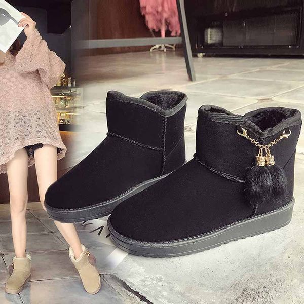 w- super fire winter boots women's warm plus velvet thickening women's boots non-slip shoes cotton shoes snow, Black
w- super fire winter boots women's warm plus velvet thickening women's boots non-slip shoes cotton shoes snow, Black
