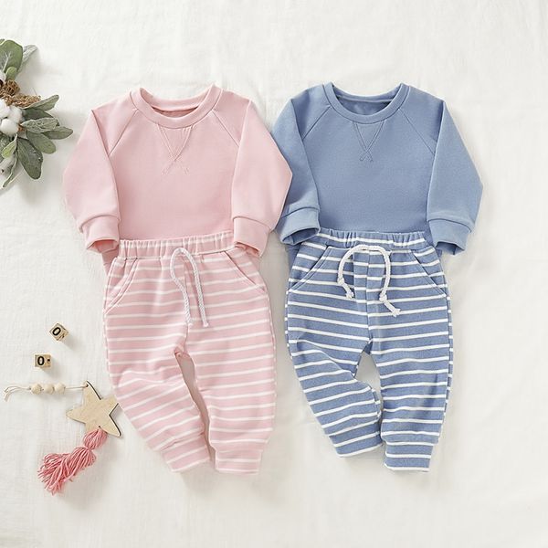 comfy infant baby girls boys long sleeve blouse striped pattern pants soft pajamas sleepwear set baby set, Blue;red
comfy infant baby girls boys long sleeve blouse striped pattern pants soft pajamas sleepwear set baby set, Blue;red