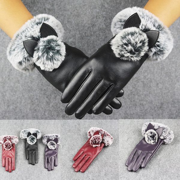 2019 new women winter gloves hand gloves fashion imitation leather glove autumn winter cat ears warm mittens guantes luvas, Blue;gray
2019 new women winter gloves hand gloves fashion imitation leather glove autumn winter cat ears warm mittens guantes luvas, Blue;gray