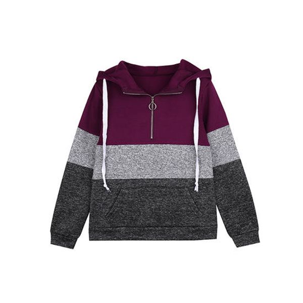 женская дизайнерская контраст цвет толстовки сыпучие zipper hooded regular тройники с длинным рукавом руно повседневный стиль apparels, Black
женская дизайнерская контраст цвет толстовки сыпучие zipper hooded regular тройники с длинным рукавом руно повседневный стиль apparels, Black