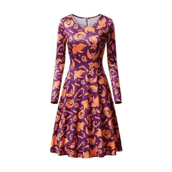 halloween party family woman dress pumpkin printing casual long sleeves cute o neck joker, Black;gray
halloween party family woman dress pumpkin printing casual long sleeves cute o neck joker, Black;gray