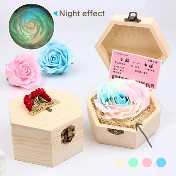 luminous rose soap flower with wooden gift box glow night light artificial flowers for christmas wedding valentines day gifts presents
luminous rose soap flower with wooden gift box glow night light artificial flowers for christmas wedding valentines day gifts presents
