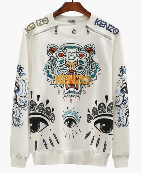 aal kenzo men's fashion designer shoulder zip hoodie embroidered tiger head women's hoodie, Black
aal kenzo men's fashion designer shoulder zip hoodie embroidered tiger head women's hoodie, Black