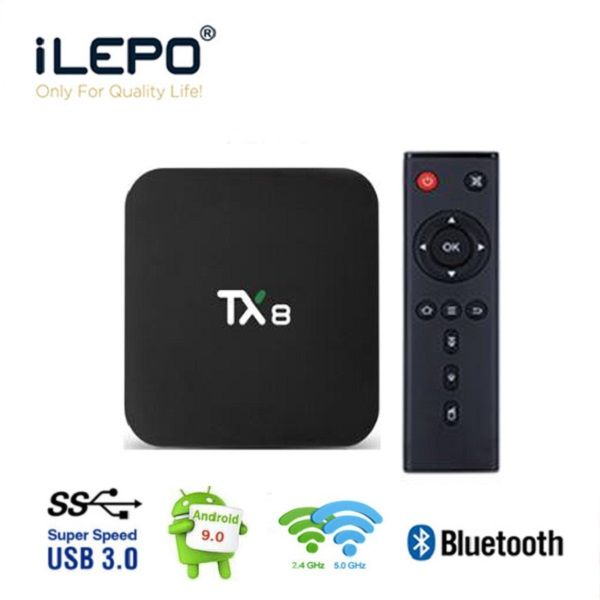 коробка tv андроида tx8 9.0 от rockchip rk3318 4 гб 32 гб 64 гб 2.4+5 ггц беспроводной бт 4.0 usb 3.0 для смарт-тв коробка
коробка tv андроида tx8 9.0 от rockchip rk3318 4 гб 32 гб 64 гб 2.4+5 ггц беспроводной бт 4.0 usb 3.0 для смарт-тв коробка