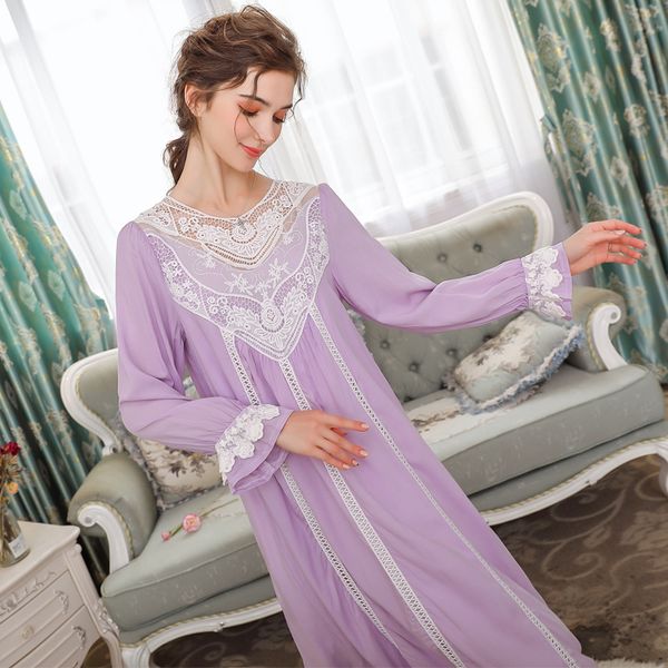 french autumn winter nightgown cotton lace sleep wear plus large size nighty sleeping dress ladies princess fairy honeymoon hot, Black;red
french autumn winter nightgown cotton lace sleep wear plus large size nighty sleeping dress ladies princess fairy honeymoon hot, Black;red