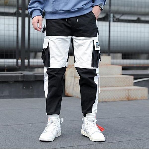 autumn winter men overalls cargo pants streetwear with many pockets mens hip hop casual fashion stitching joggers sweatpants, Black
autumn winter men overalls cargo pants streetwear with many pockets mens hip hop casual fashion stitching joggers sweatpants, Black