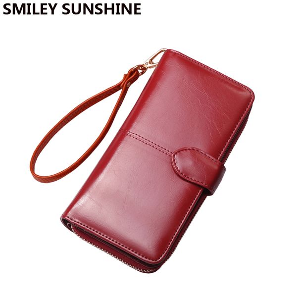 big women red wallets wristlet fashion card holder wallets and purses long luxury girls female clutch cellphone pocket, Red;black
big women red wallets wristlet fashion card holder wallets and purses long luxury girls female clutch cellphone pocket, Red;black