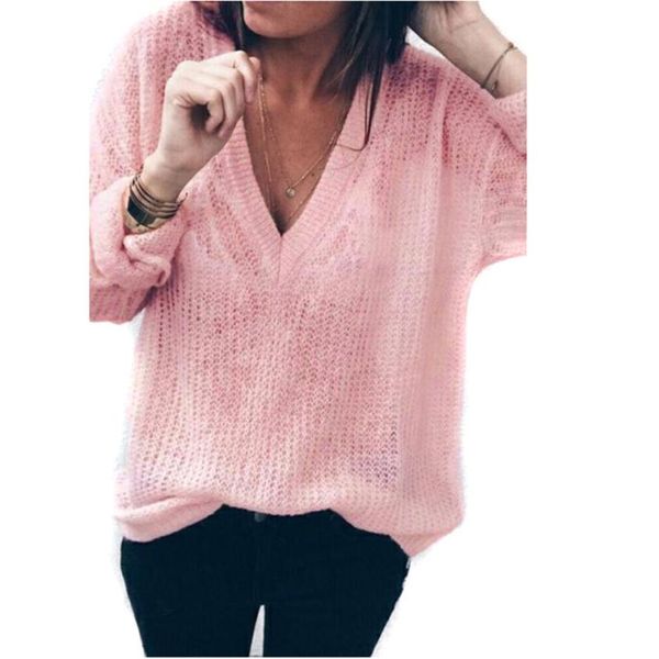 chamsgend new arrival fashion women solid long sleeve v-neck loose sweater woman sweater 2018 c301016, White;black
chamsgend new arrival fashion women solid long sleeve v-neck loose sweater woman sweater 2018 c301016, White;black