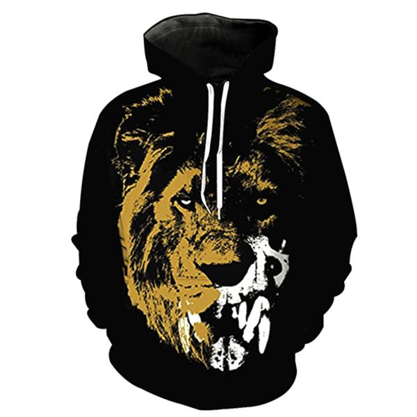 New Autumn and Winter Mens 2019 Luxury Designer Clothes Lion Pattern Printing Stereo Pocket Casual Fashion Hipster Men Designer Hoodies
New Autumn and Winter Mens 2019 Luxury Designer Clothes Lion Pattern Printing Stereo Pocket Casual Fashion Hipster Men Designer Hoodies