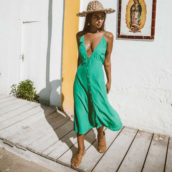 урожай женщины boho длинные maxi платье sexy ladies v-образным вырезом backless summer beach party strappy повседневный кнопка sundress, Black;gray
урожай женщины boho длинные maxi платье sexy ladies v-образным вырезом backless summer beach party strappy повседневный кнопка sundress, Black;gray