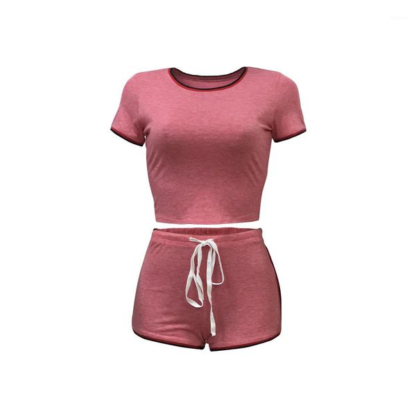 skinny breathable suits summer womens designer shorts suits 2pcs tracksuits piping round neck summer womens short suits sport jogging, Gray
skinny breathable suits summer womens designer shorts suits 2pcs tracksuits piping round neck summer womens short suits sport jogging, Gray