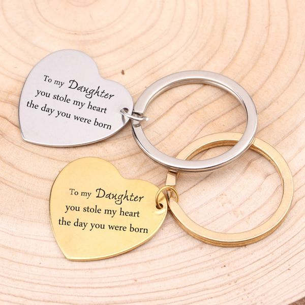 heart shape key chain "to my daughter the day you were born"heart for daughter birthday love keyring hand stamped jewelry charm, Silver
heart shape key chain "to my daughter the day you were born"heart for daughter birthday love keyring hand stamped jewelry charm, Silver