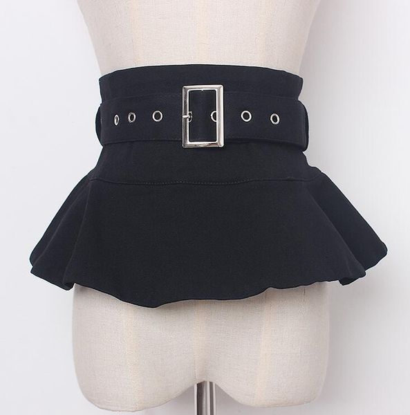 women's runway fashion black fabric cummerbunds female dress corsets waistband belts decoration wide belt r1681, Black;brown
women's runway fashion black fabric cummerbunds female dress corsets waistband belts decoration wide belt r1681, Black;brown