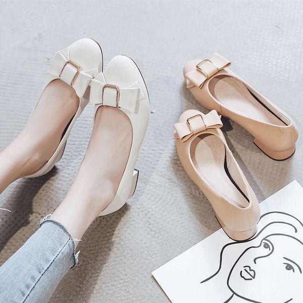 shallow mouth single shoe woman genuine leather latest fashion shoe 2020 early rough with bow head layer cowhide small single, Black
shallow mouth single shoe woman genuine leather latest fashion shoe 2020 early rough with bow head layer cowhide small single, Black