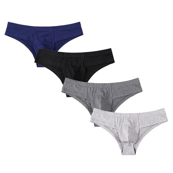 men underwear briefs mens solid low waist underpants u pouch cotton male panties underwear, Black;white
men underwear briefs mens solid low waist underpants u pouch cotton male panties underwear, Black;white