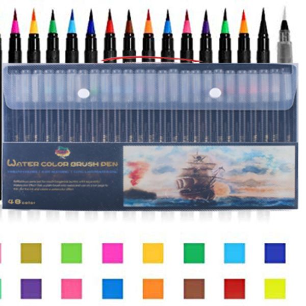 watercolor brush pen set drawing sketching children art markers school supplies coloring soft calligraphy water color brush pen
watercolor brush pen set drawing sketching children art markers school supplies coloring soft calligraphy water color brush pen