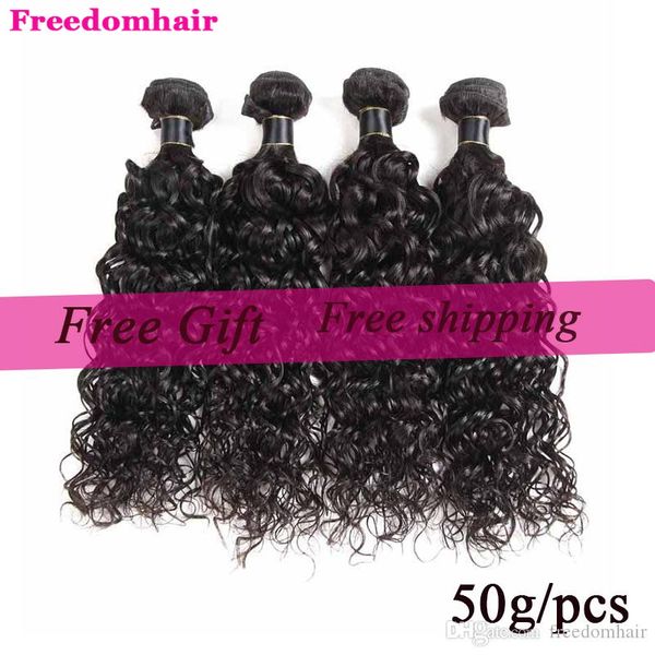brazilian peruvian malaysian indian hair weft weave 100% 8a unprocessed virgin hair water wave hair extensions 50g/pcs by dhl, Black
brazilian peruvian malaysian indian hair weft weave 100% 8a unprocessed virgin hair water wave hair extensions 50g/pcs by dhl, Black