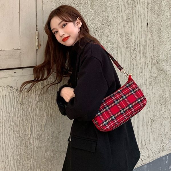 small red plaid female bag baguette 2020 canvas shoulder satchel flap bag for women girls mini messenger bags fashion crossbody
small red plaid female bag baguette 2020 canvas shoulder satchel flap bag for women girls mini messenger bags fashion crossbody
