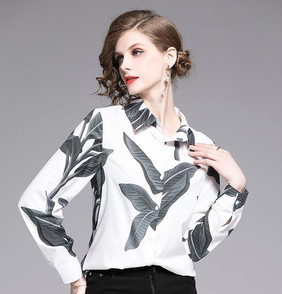 leaf printed long sleeve white women blouses summer shirts lapel neck fashion ladies shirts
leaf printed long sleeve white women blouses summer shirts lapel neck fashion ladies shirts