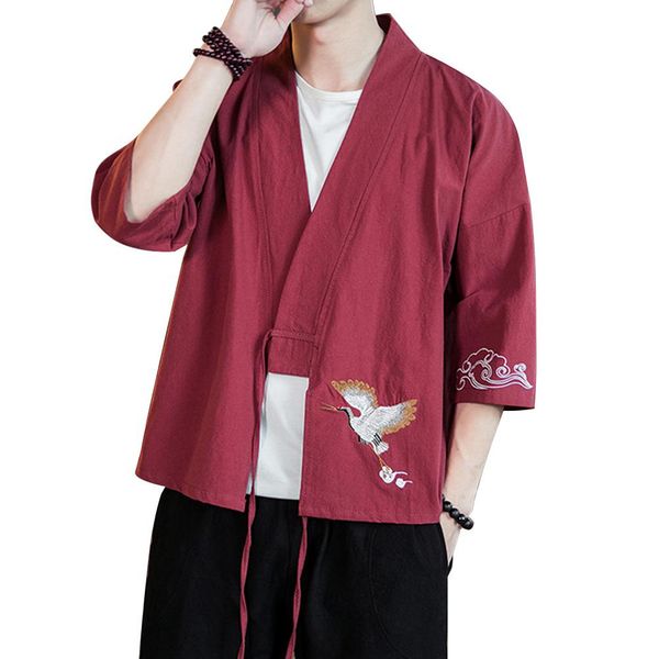 missky lovers men jacket three quarter sleeve fashion retro embroidery coat vintage kimono cardigan male for spring summer, Black;brown
missky lovers men jacket three quarter sleeve fashion retro embroidery coat vintage kimono cardigan male for spring summer, Black;brown