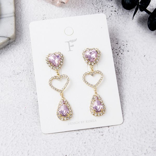 korean style new design crystal love heart shiny rhinestone water drop earrings for women long elegant girls pendientes 5b3037, Golden
korean style new design crystal love heart shiny rhinestone water drop earrings for women long elegant girls pendientes 5b3037, Golden