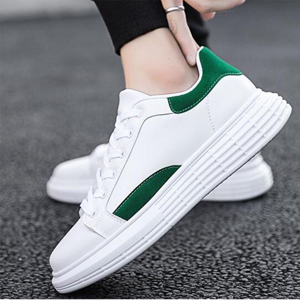 with socks new green black designer white men special section skateboard sports sneaker increased jogging running shoes size 36-44, White;red
with socks new green black designer white men special section skateboard sports sneaker increased jogging running shoes size 36-44, White;red