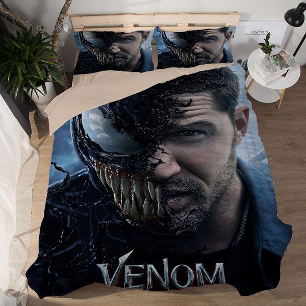 duvet cover sheet 3d terror venom film bedding sets king full twin size 3pcs black pillowcase housse de couette
duvet cover sheet 3d terror venom film bedding sets king full twin size 3pcs black pillowcase housse de couette