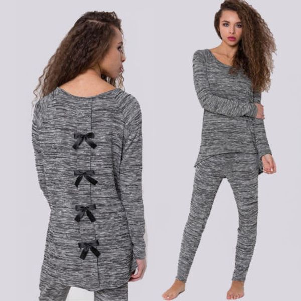 fashion women sleepwear pajamas set 2019 brand new spring autumn ladies bow back long sleeve cotton cute nightgown 2pcs s-xl, Blue;gray
fashion women sleepwear pajamas set 2019 brand new spring autumn ladies bow back long sleeve cotton cute nightgown 2pcs s-xl, Blue;gray