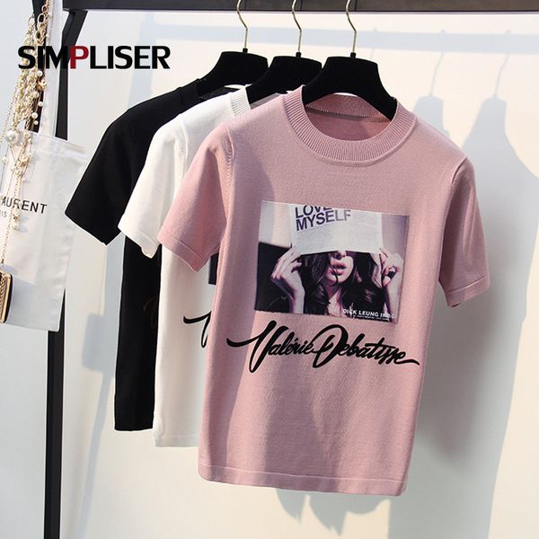 ice silk women summer knitted tees print female pullovers pink white sweaters femme pull knitting ladies casual clothes, White;black
ice silk women summer knitted tees print female pullovers pink white sweaters femme pull knitting ladies casual clothes, White;black