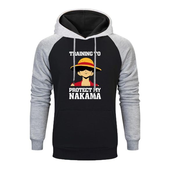 one piece luffy japanese anime hoodies training to protect my nakama print raglan hoodie manautumn winter harajuku streetwear, Black
one piece luffy japanese anime hoodies training to protect my nakama print raglan hoodie manautumn winter harajuku streetwear, Black