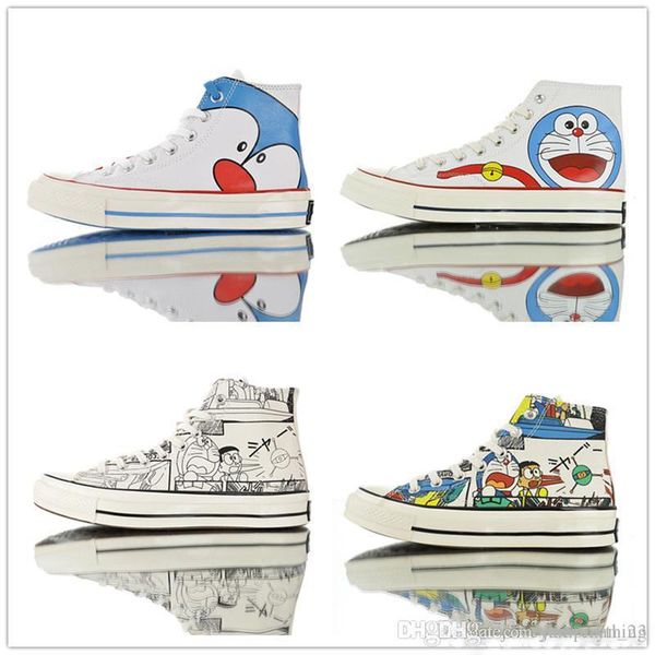 new doraemon x taylor all star 1970s chuck 70 canvas skate shoes women men cartoon graffiti joint couple mens sneakers casual trainers 36-44, Black
new doraemon x taylor all star 1970s chuck 70 canvas skate shoes women men cartoon graffiti joint couple mens sneakers casual trainers 36-44, Black