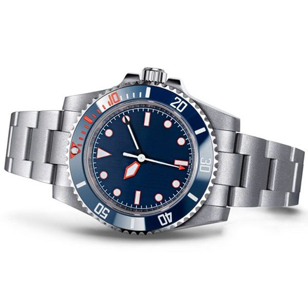 blue watch mens watches 40mm automatic movement watch matte diver self-wind wristwatches montre de luxe stainless steel strap high quality, Slivery;brown
blue watch mens watches 40mm automatic movement watch matte diver self-wind wristwatches montre de luxe stainless steel strap high quality, Slivery;brown