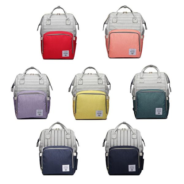 new waterproof maternity patchwork striped diaper bag nursing care backpack baby pouch travel nappy bag organizer case
new waterproof maternity patchwork striped diaper bag nursing care backpack baby pouch travel nappy bag organizer case