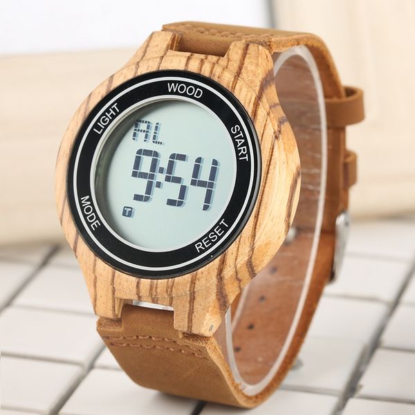electronic watch digital watches men's retro ebony wood watch night vision handmade wooden male leather band clock reloj hombre, Slivery;brown
electronic watch digital watches men's retro ebony wood watch night vision handmade wooden male leather band clock reloj hombre, Slivery;brown