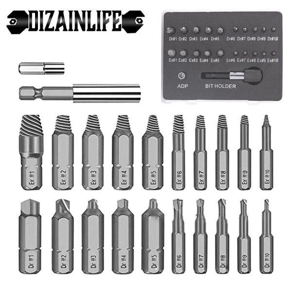 22pcs/set screwdriver extractor remover disassemble screws bolt stud slip teeth damaged demolish stripped broken remover tools
22pcs/set screwdriver extractor remover disassemble screws bolt stud slip teeth damaged demolish stripped broken remover tools