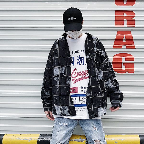 2019 spring new men's youth korean version of harajuku style couple long-sleeved loose printed jacket personality casual sweater, Black;brown
2019 spring new men's youth korean version of harajuku style couple long-sleeved loose printed jacket personality casual sweater, Black;brown