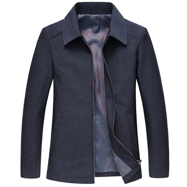 spring and autumn jacket mens dad outfit middle-aged jacket middle-aged men lapel loose chaqueta hombre, Black;brown
spring and autumn jacket mens dad outfit middle-aged jacket middle-aged men lapel loose chaqueta hombre, Black;brown