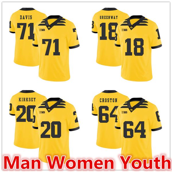 customize ncaa iowa hawkekyes футбол футбольные трикотажные изделия carl davis 71 christian kirksey 20 чад гринвей 18 cole croston 84 джерси, Black
customize ncaa iowa hawkekyes футбол футбольные трикотажные изделия carl davis 71 christian kirksey 20 чад гринвей 18 cole croston 84 джерси, Black